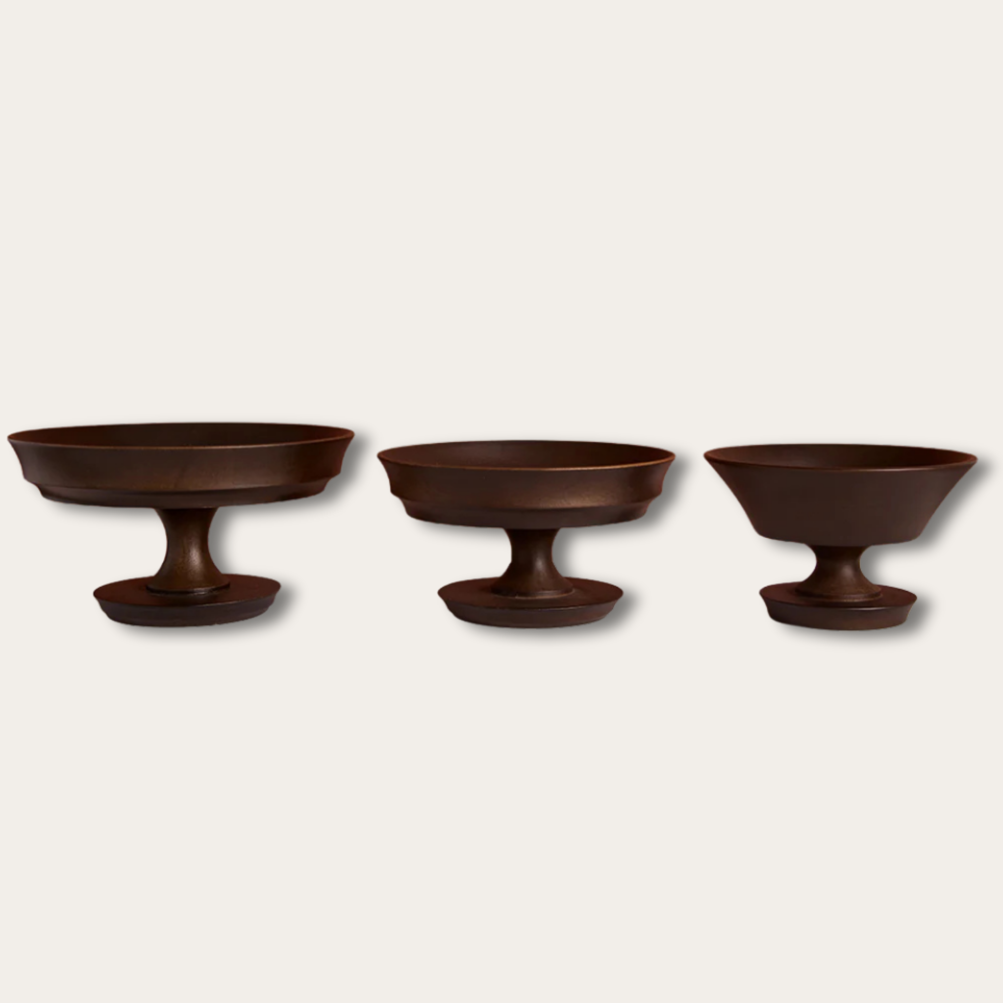 Noiré Footed Bowl Set
