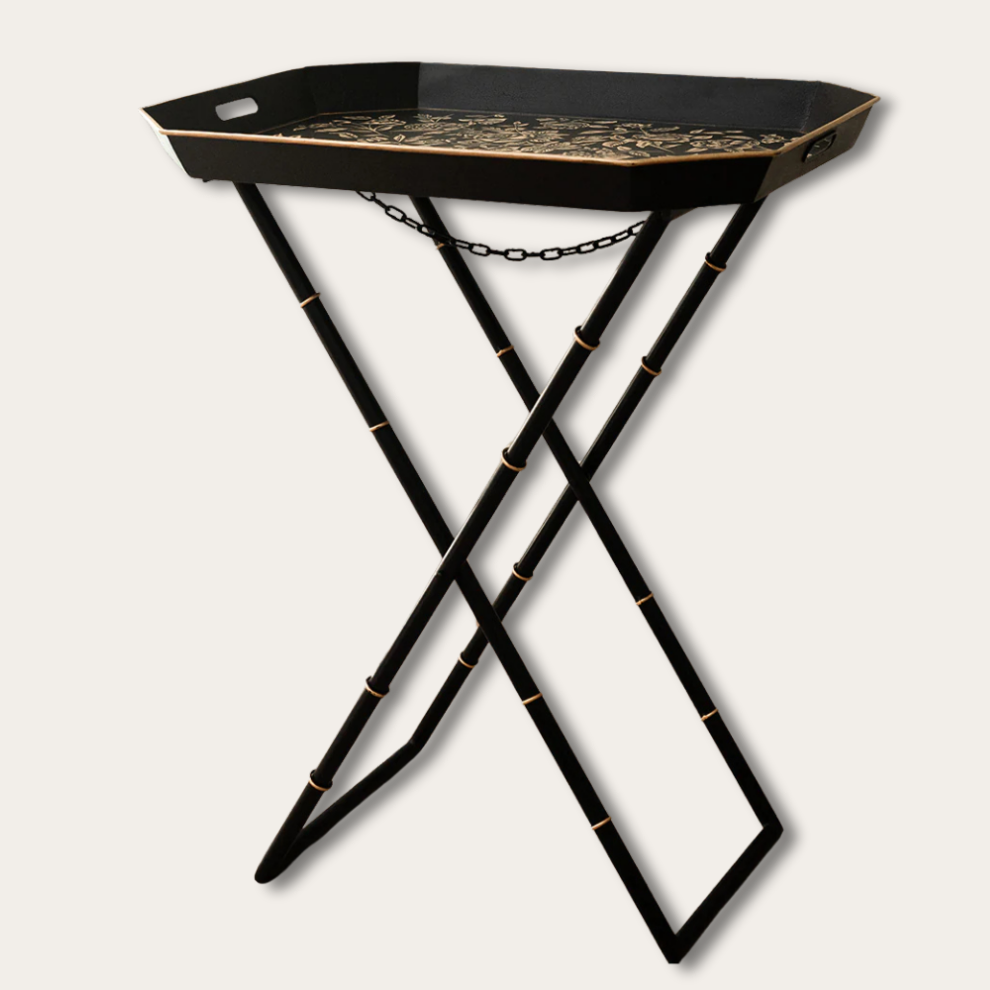 Noir Oro Standing Tray