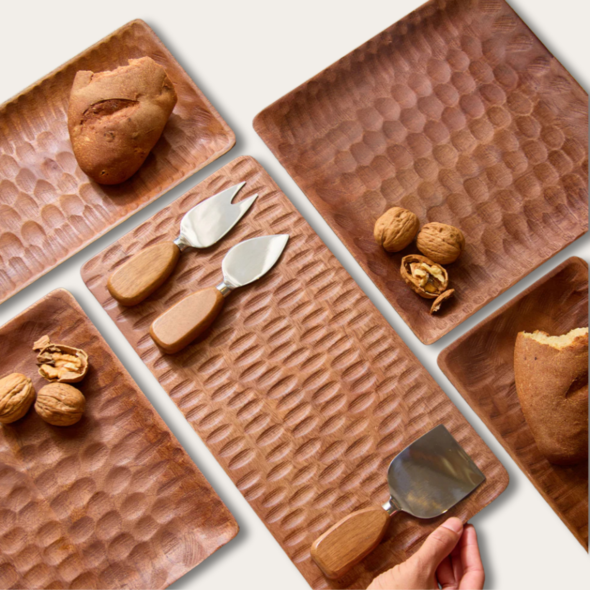 Takumi Carved Tray – Emberwood Square