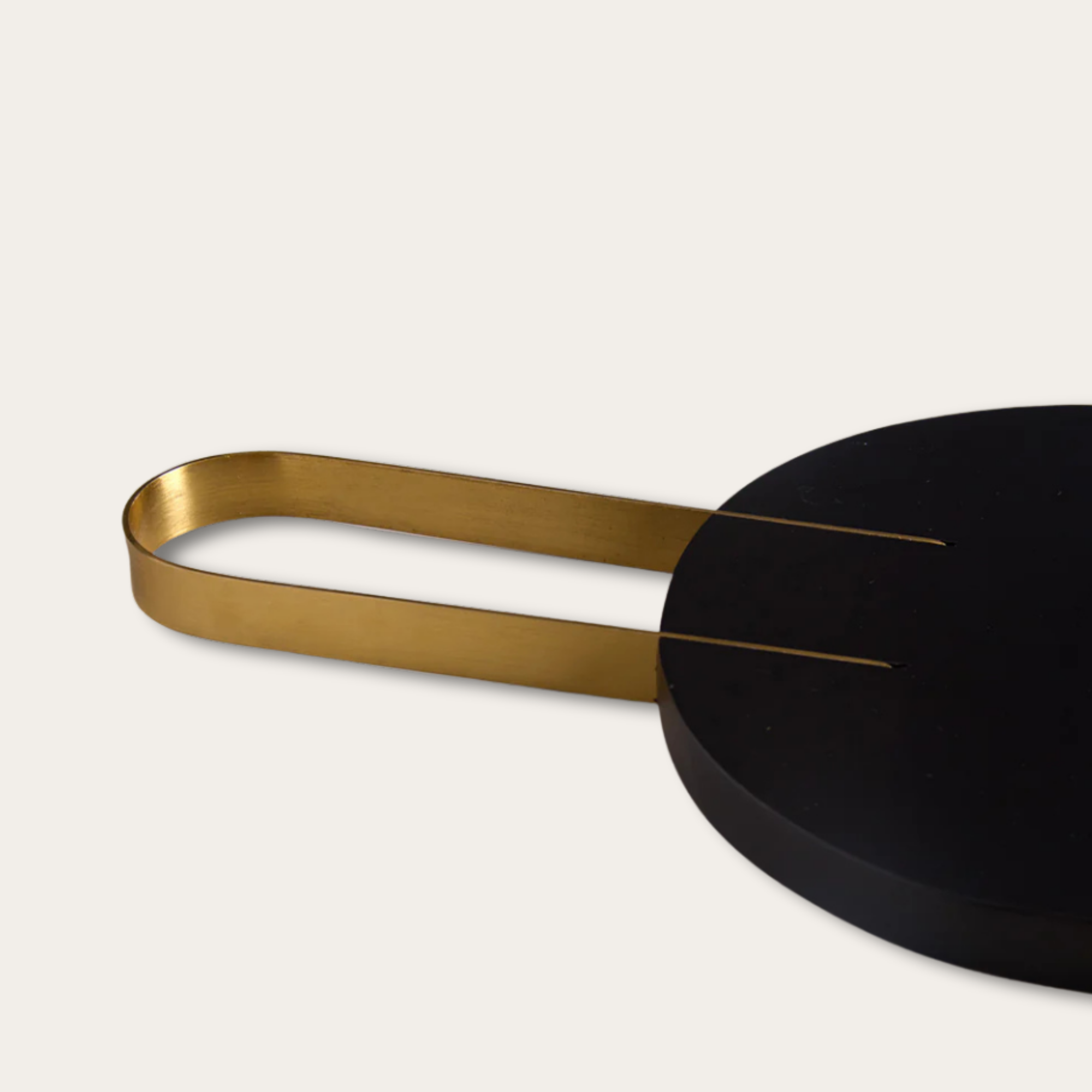 Midnight Charcuterie Board with Brass Handle