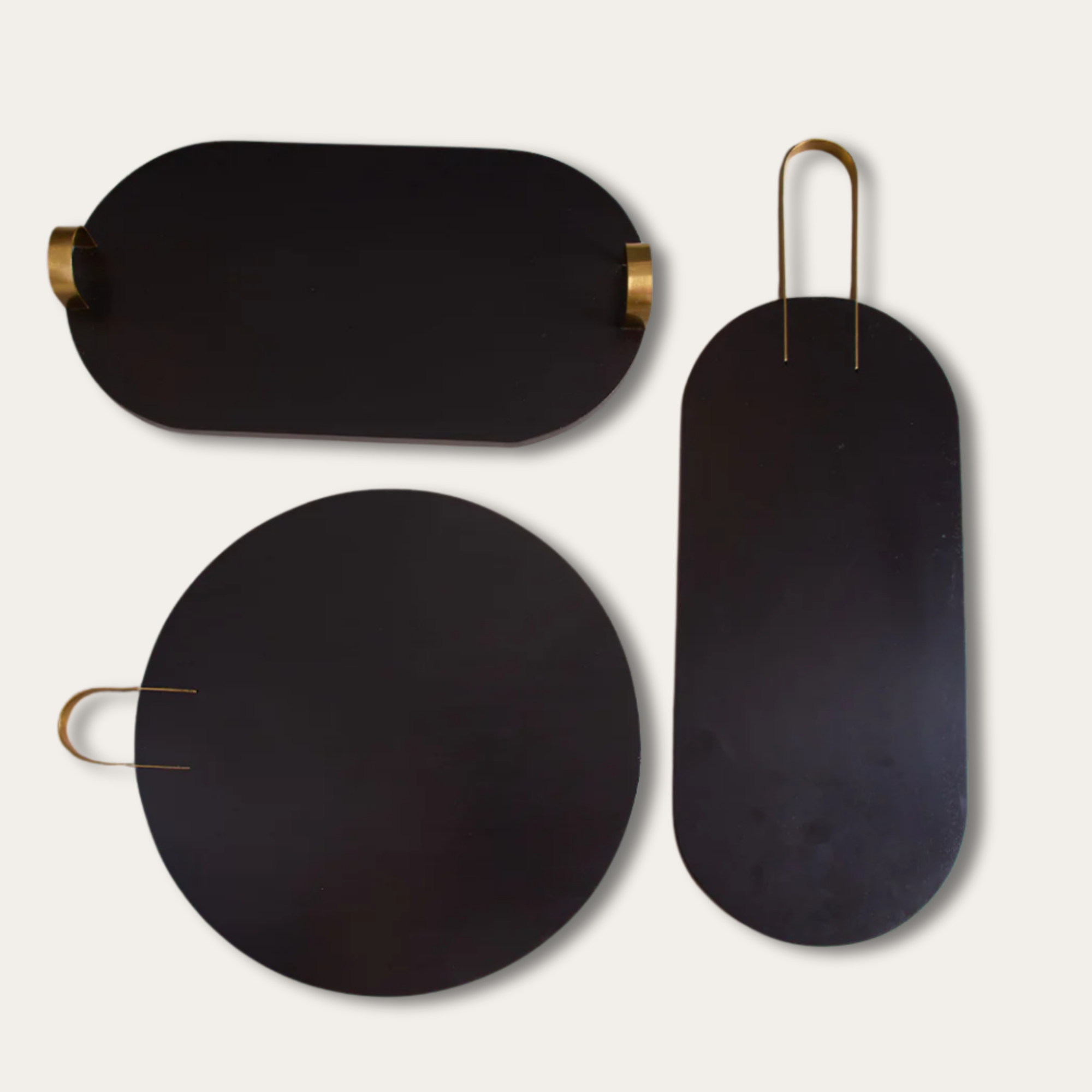 Noir Arc Serving Tray