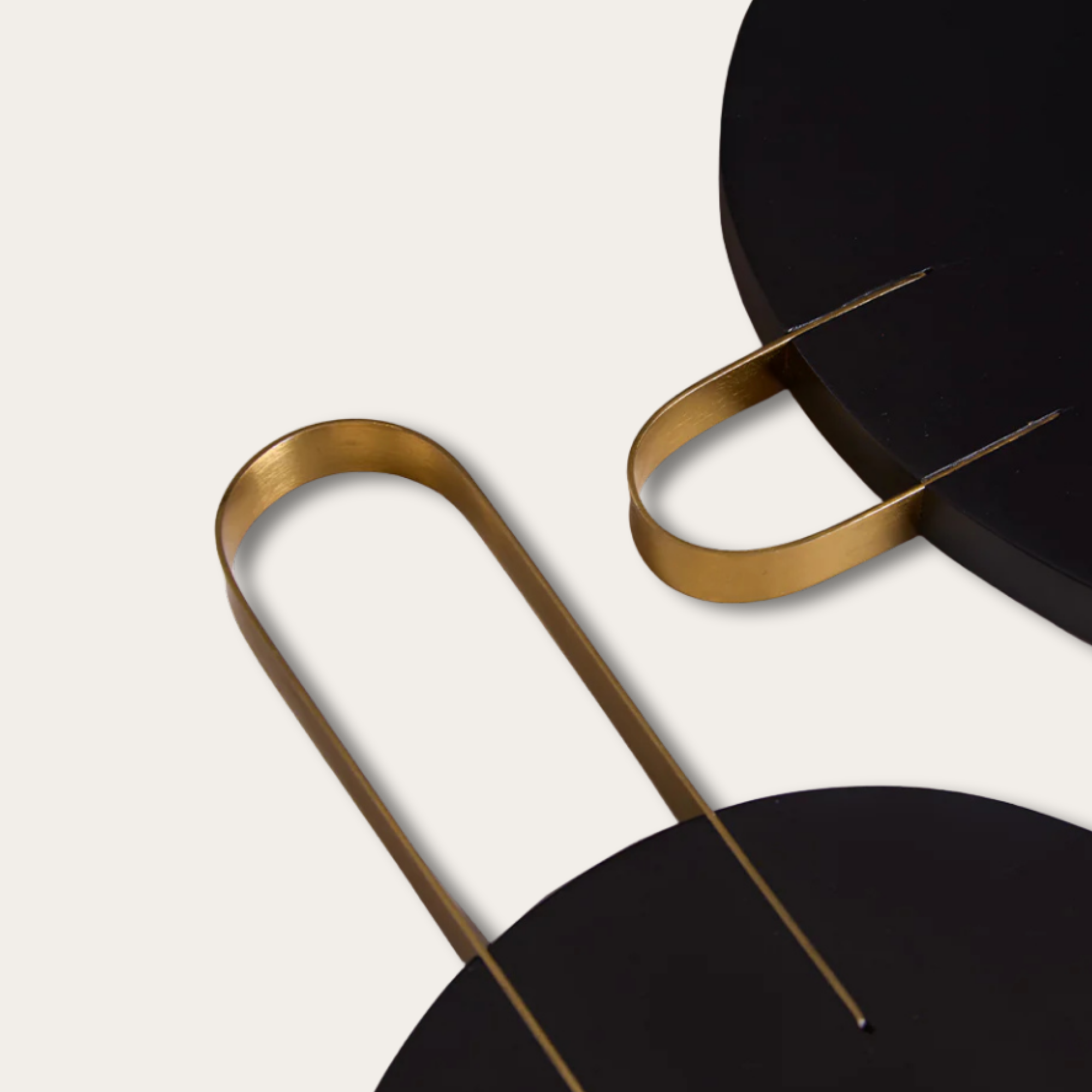 Midnight Charcuterie Board with Brass Handle